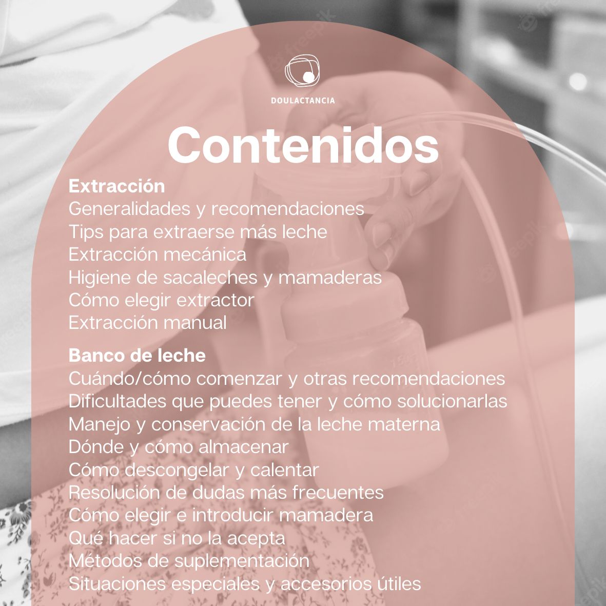 Taller banco de leche materna